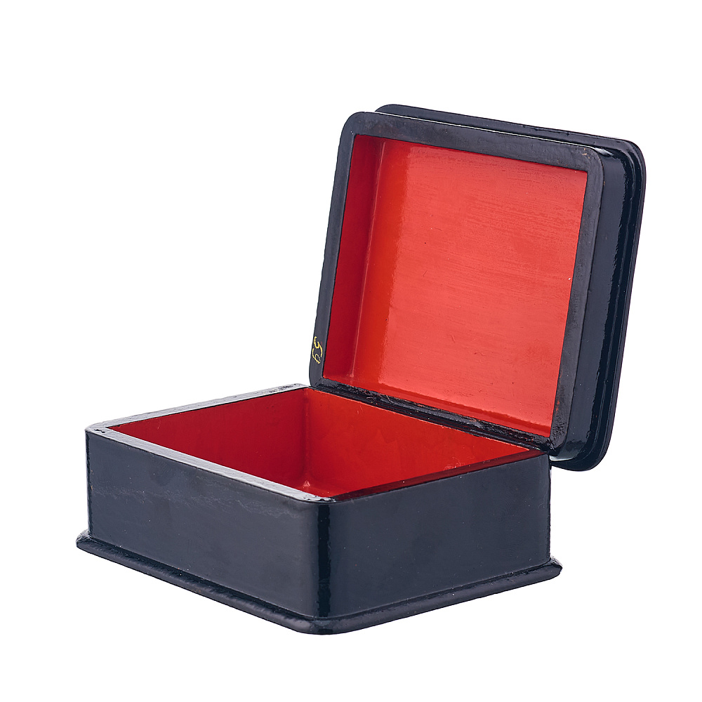 Шкатулка из папье-маше с принтом «Русская тройка» - интернет магазин Русь Велика я фото 2