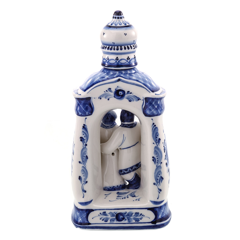 Штоф «Совет да Любовь». Гжель - интернет магазин Русь Велика я фото 3