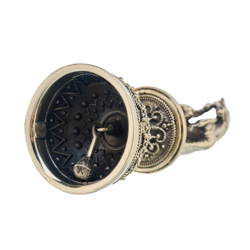 Символ 2026 года. Бронзовый колокольчик «Лошадь» - интернет магазин Русь Велика я фото 3