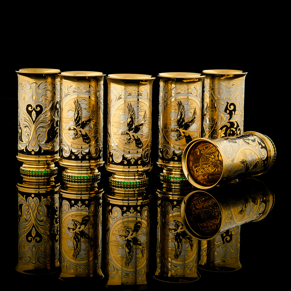 Питейный набор с флягой «Охотник». Златоуст - интернет магазин Русь Велика я фото 9