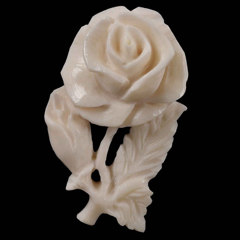 Брошь из рога лося «Цветы» - интернет магазин Русь Велика я фото 7