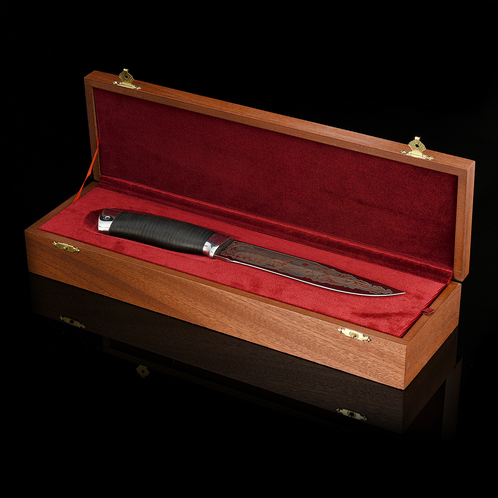 Нож сувенирный «Таежный. Волки». Златоуст - интернет магазин Русь Велика я фото 5