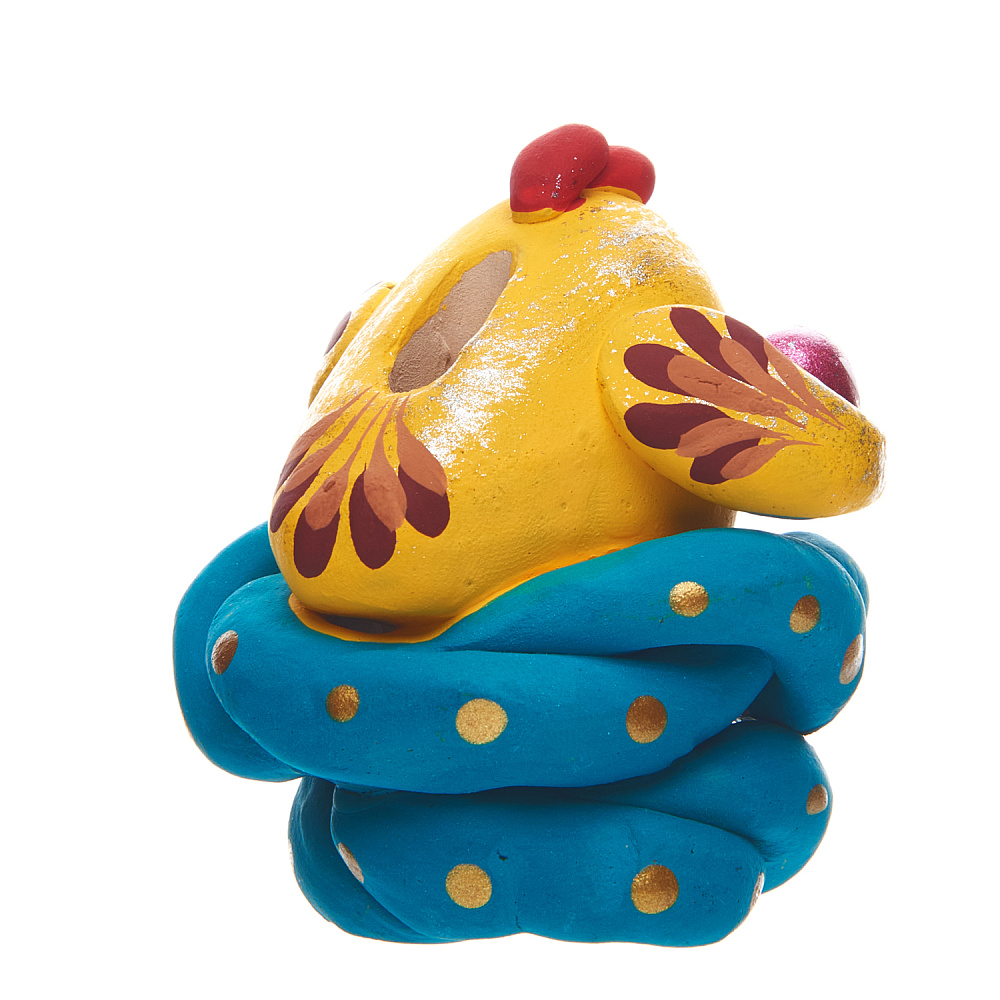 Ковровская игрушка Сувенир ЦЫПЛЕНОК ЖЕЛТЫЙ 5,5*6*6см - интернет магазин Русь Велика я фото 2