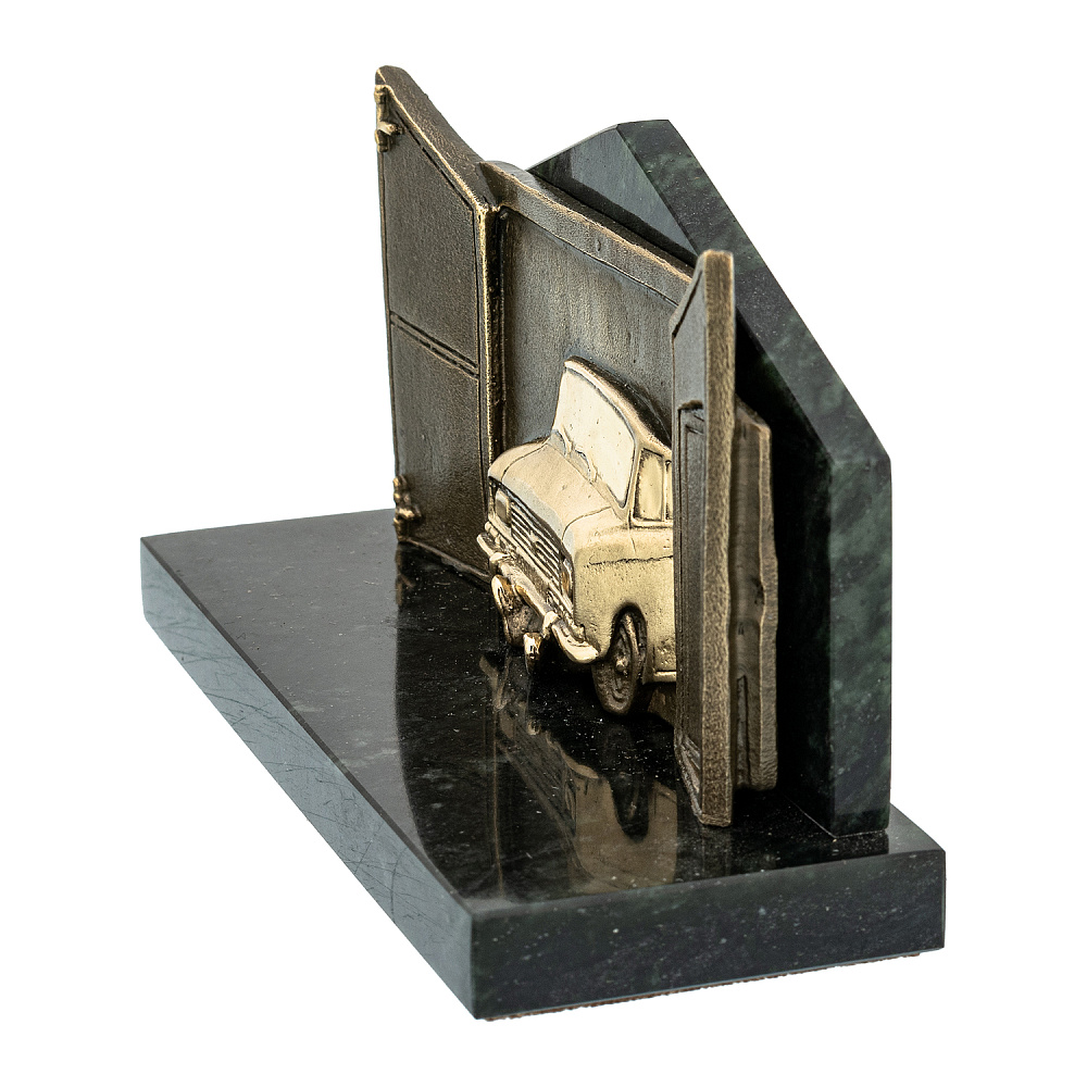 Бронзовая статуэтка «Автолюбитель» - интернет магазин Русь Велика я фото 4