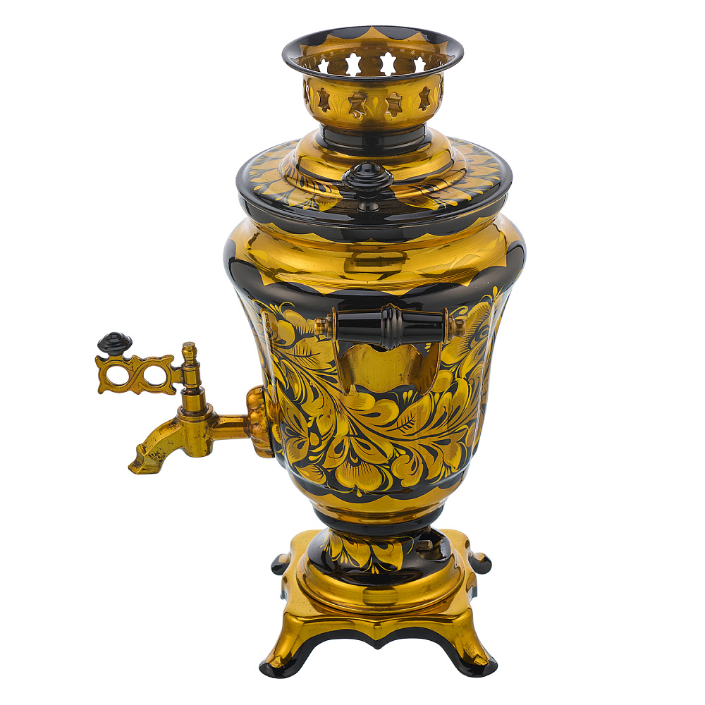 Самовар электрический 1,5 л «Кудрина». Хохлома - интернет магазин Русь Велика я фото 3