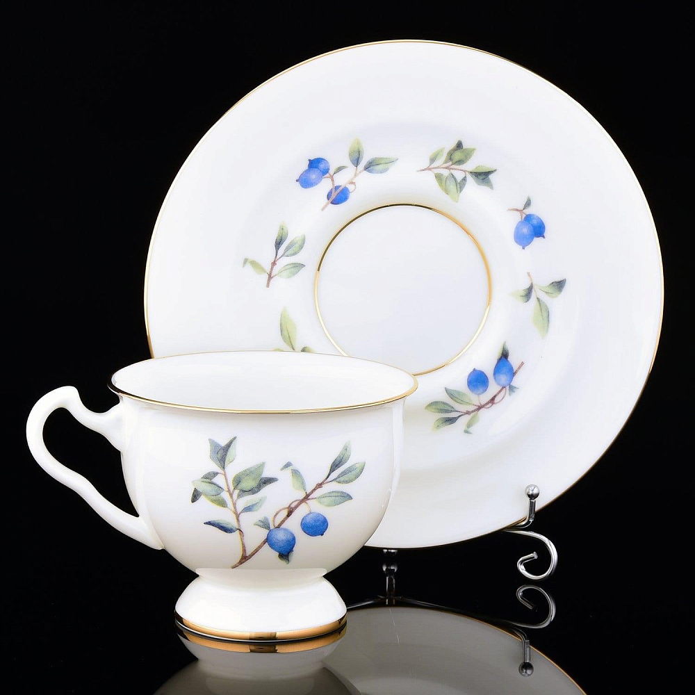 0056939/81.26752.00.1 ЛФЗ ЧАШКА+БЛЮД. Чайная Айседора «Голубика» 250мл КН1 - интернет магазин Русь Велика я фото 1