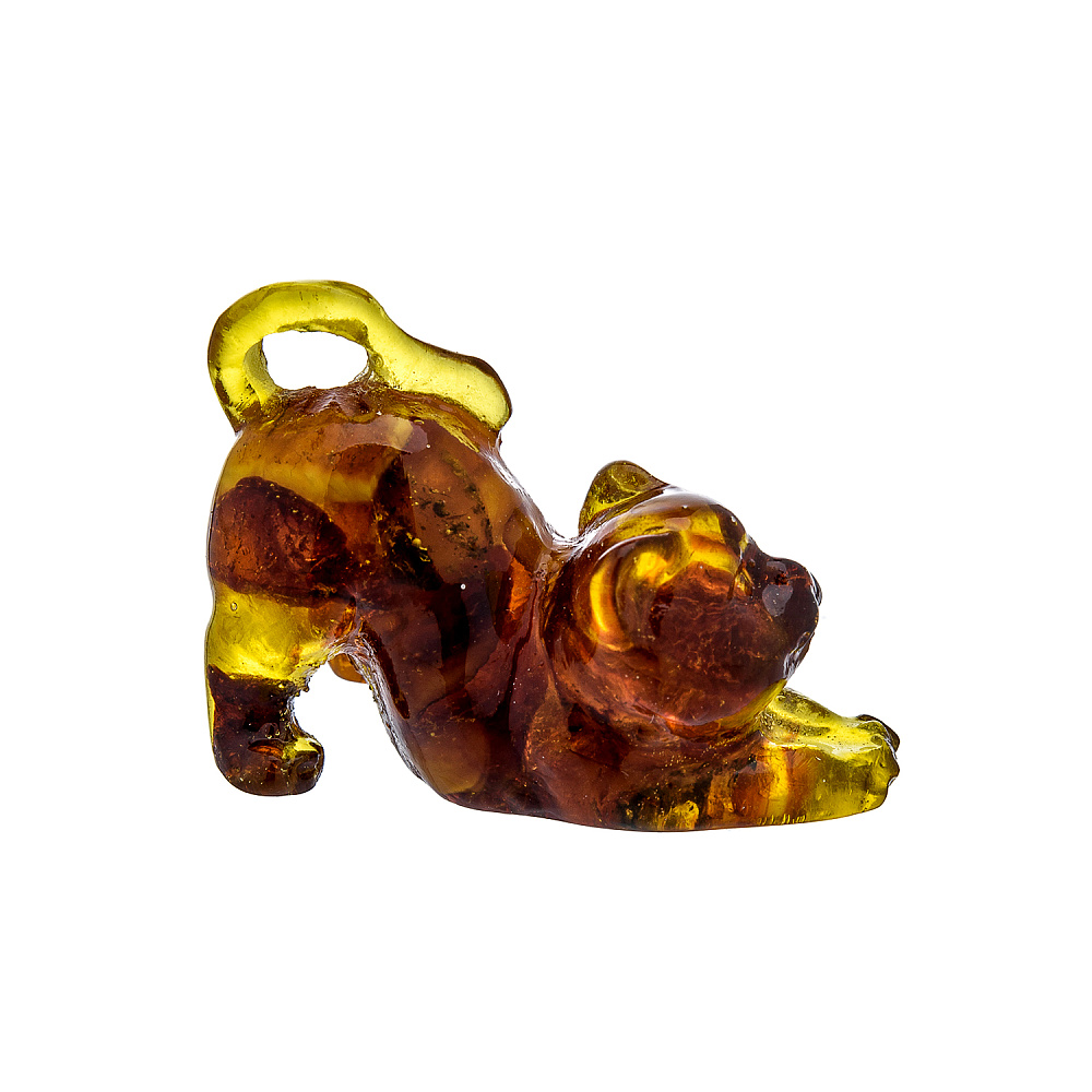 Статуэтка из янтаря «Кот» - интернет магазин Русь Велика я фото 2