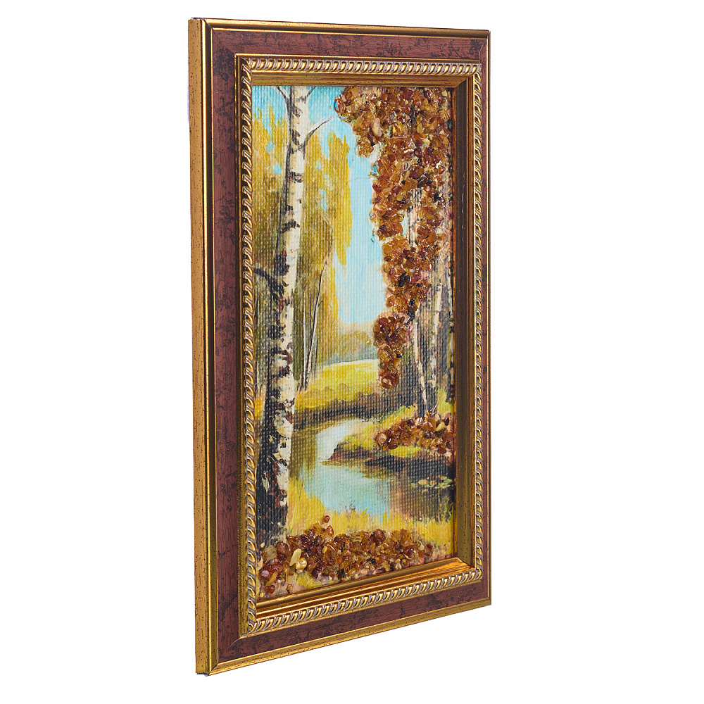 Картина янтарная «Природа» 15х24 см - интернет магазин Русь Велика я фото 3