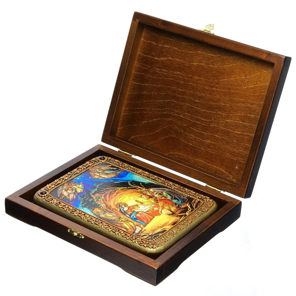 Икона «Рождество Христово» 15 х 20 см - интернет магазин Русь Велика я фото 1