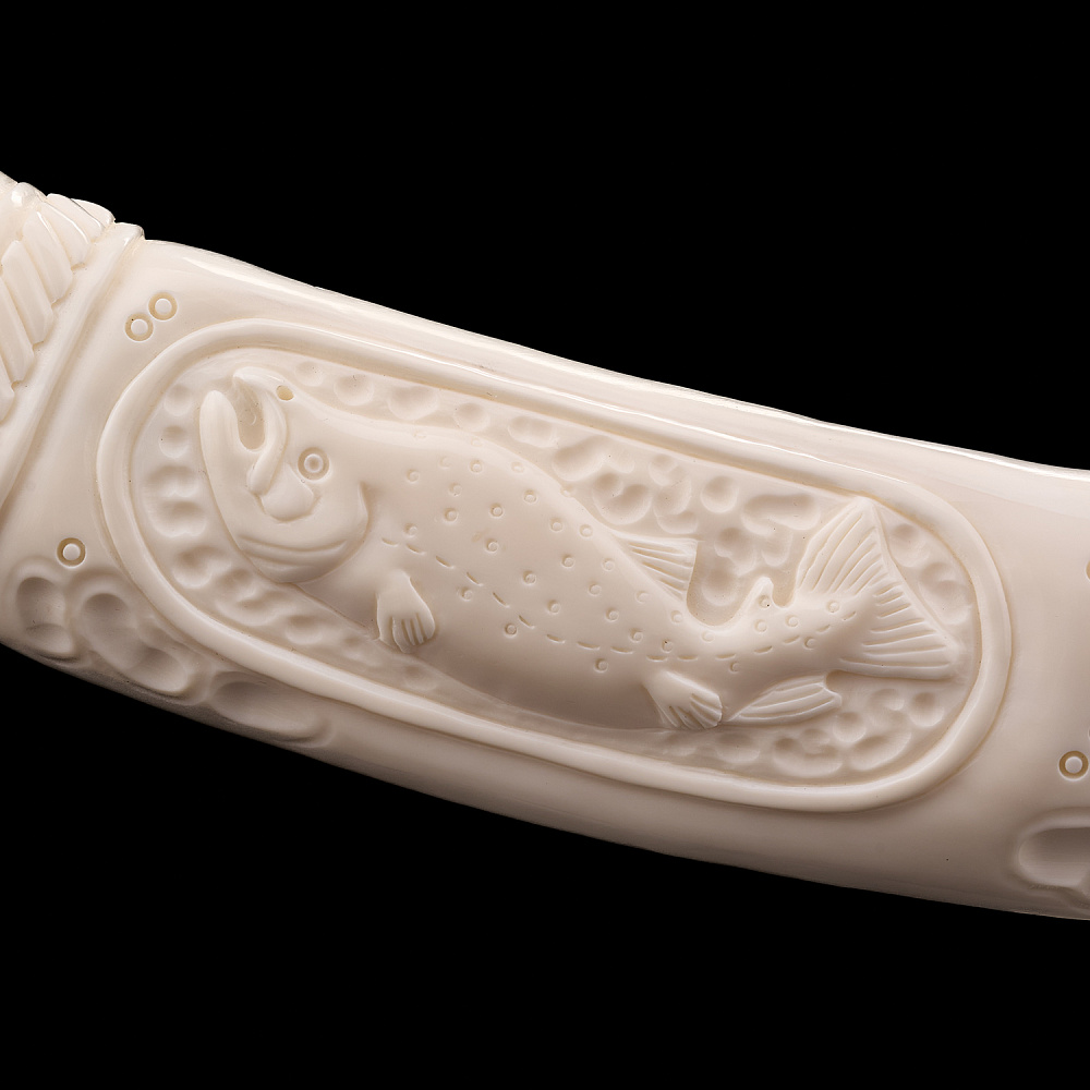 Настольная композиция из кости «Моржи и тюлени» - интернет магазин Русь Велика я фото 1