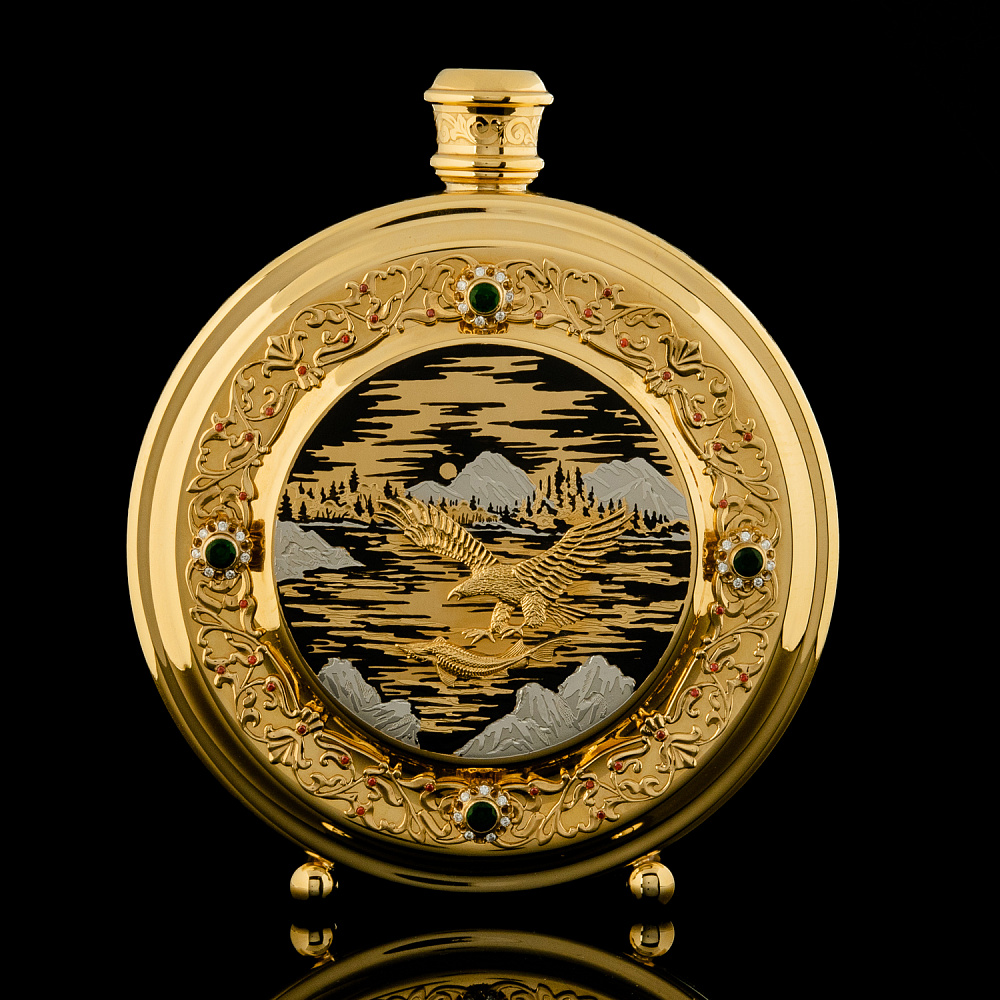 Питейный набор с флягой «Охотник». Златоуст - интернет магазин Русь Велика я фото 5