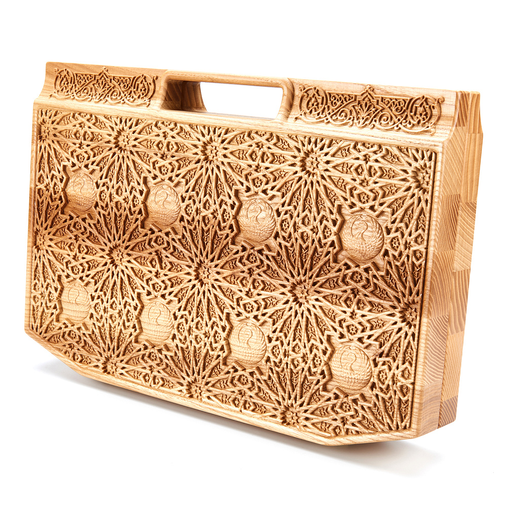 Лото в резном чемодане из ясеня «Арабеска 6» - интернет магазин Русь Велика я 