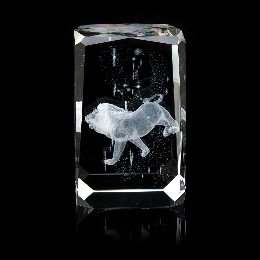 Лазерная графика. Статуэтка «Знак зодиака Лев» - интернет магазин Русь Велика я фото 1