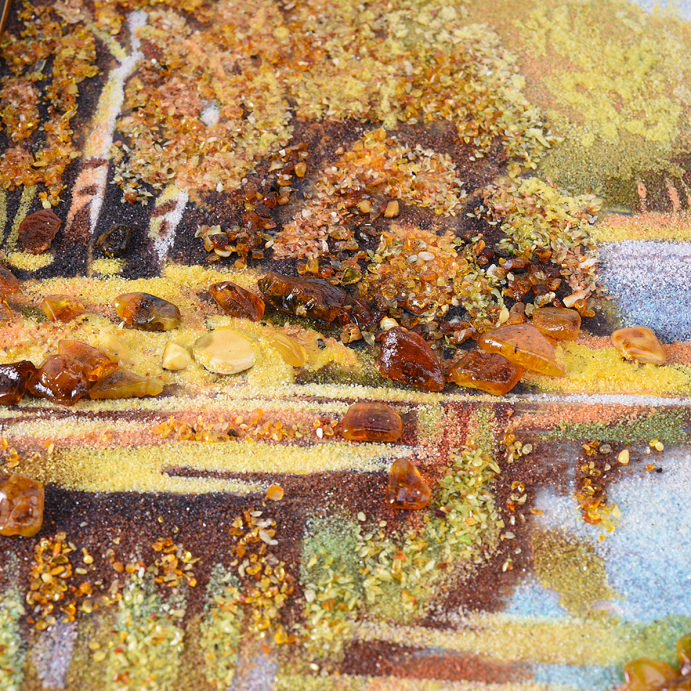 Картина янтарная «Ясный день» 30х40 см - интернет магазин Русь Велика я фото 2