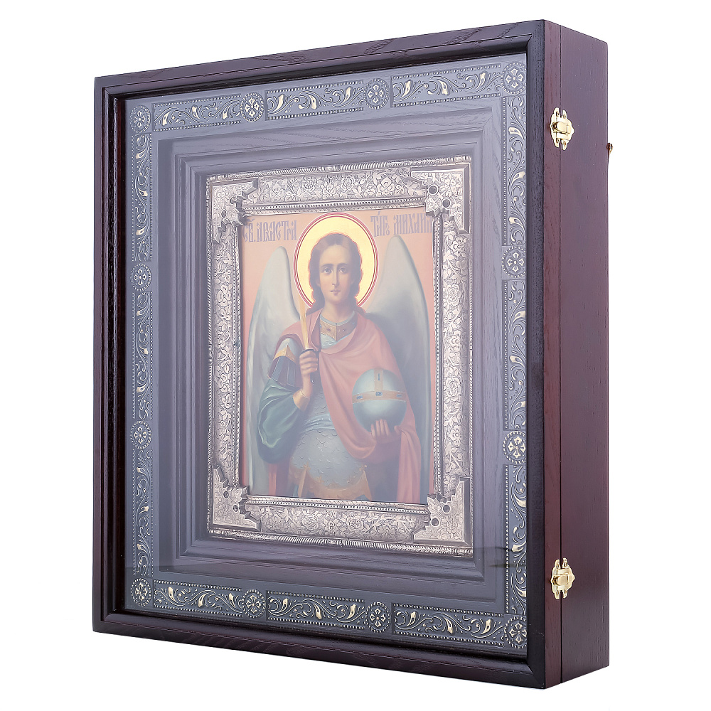 Икона в киоте «Архистратиг Михаил» 48х44 см - интернет магазин Русь Велика я фото 2