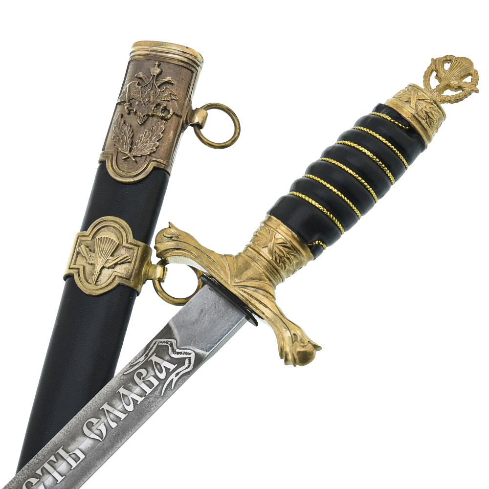 Кортик сувенирный генеральский «ВДВ. Долг, честь, слава» - интернет магазин Русь Велика я 