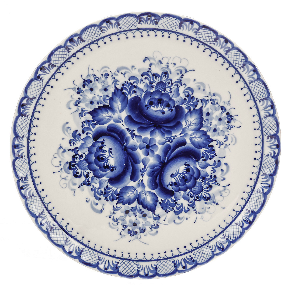 Кофейный сервиз на персон «Праздничный». Гжель - интернет магазин Русь Велика я фото 6