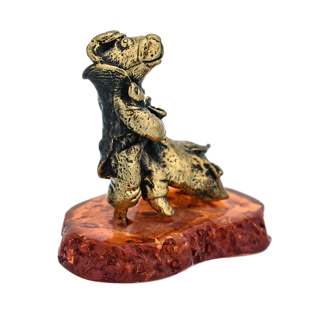 Статуэтка с янтарем «Мышь Одессит» - интернет магазин Русь Велика я фото 3