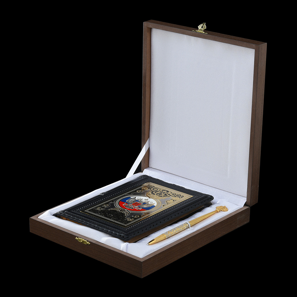 Набор с ежедневником и ручкой «Триколор». Гравюра Златоуст - интернет магазин Русь Велика я фото 1