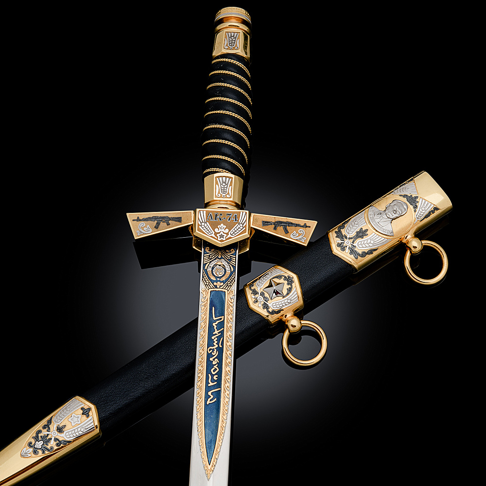 Кортик сувенирный «Калашников». Златоуст - интернет магазин Русь Велика я фото 4