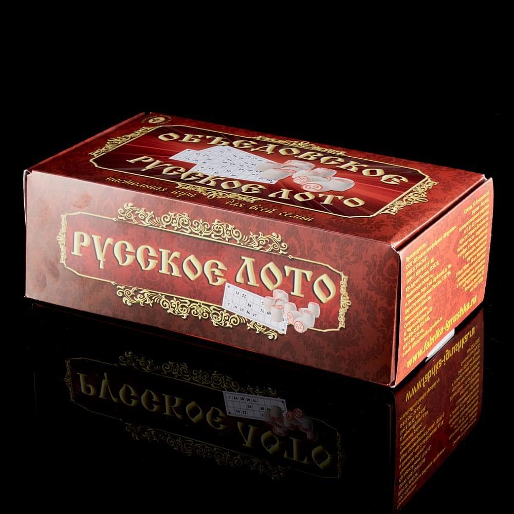 Настольная игра «Русское лото» в картонной упаковке - интернет магазин Русь Велика я фото 2