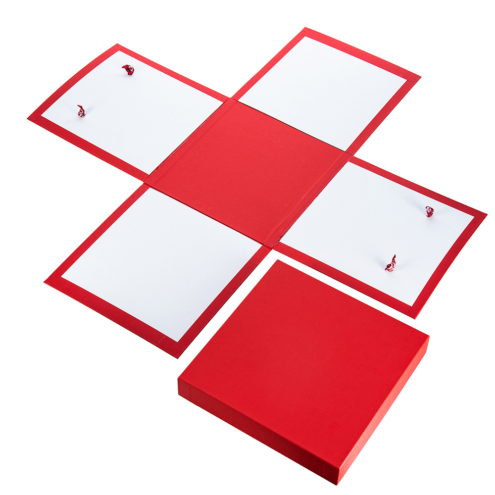 Подарочная упаковка с крышкой 25х25х25 см - интернет магазин Русь Велика я фото 3