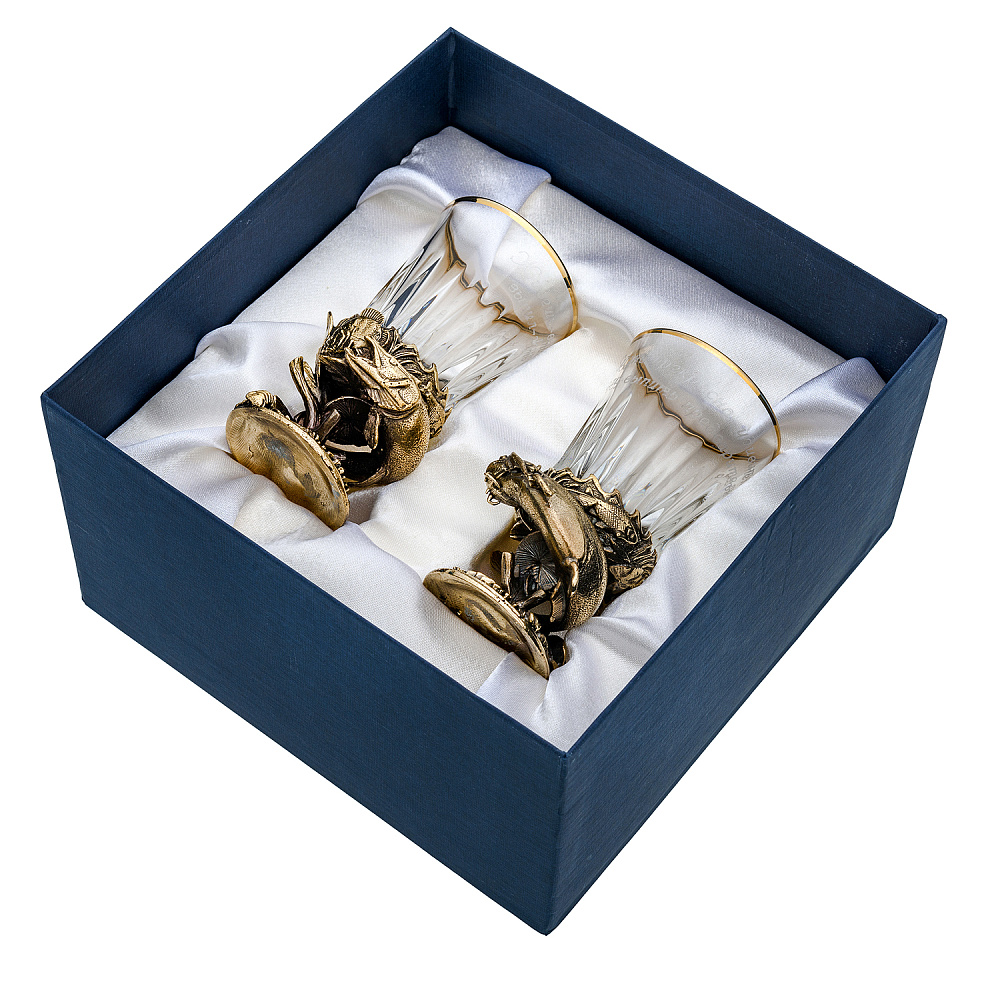 Набор из двух стопок «Рыбалка» - интернет магазин Русь Велика я фото 1