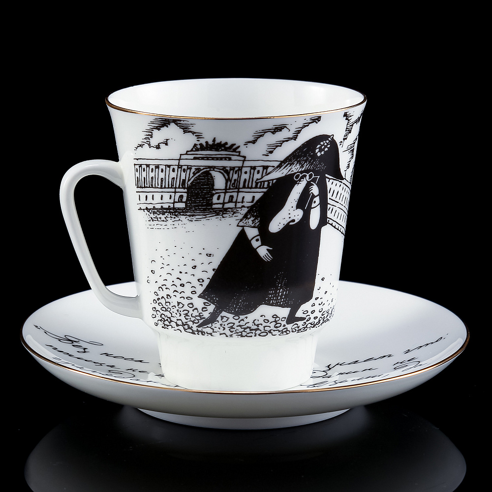 Кофейная пара 165 мл «Гоголь». Форма «Майская». ИФЗ - интернет магазин Русь Велика я фото 1