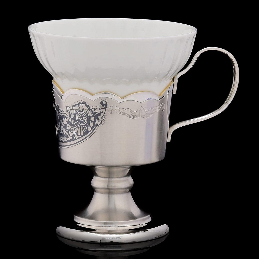 Чашка чайная 174.35 гр. Серебро 925* - интернет магазин Русь Велика я 