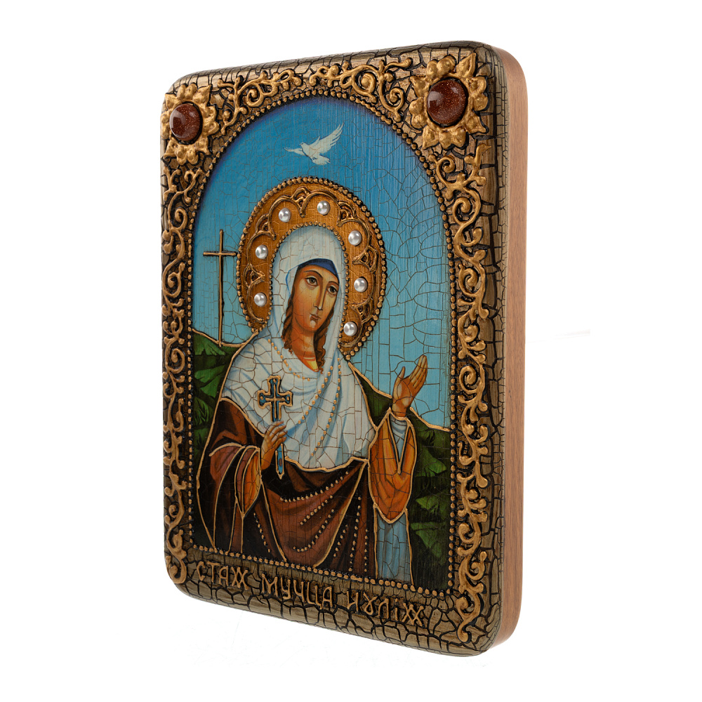 Икона «Святая мученица Юлия Карфагенская» 15х20 см - интернет магазин Русь Велика я фото 3