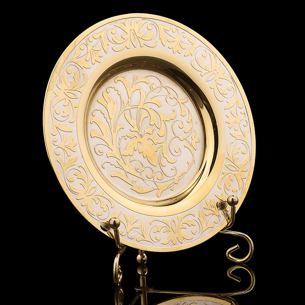 Чайная пара с позолотой «ФСБ». Златоуст - интернет магазин Русь Велика я фото 6