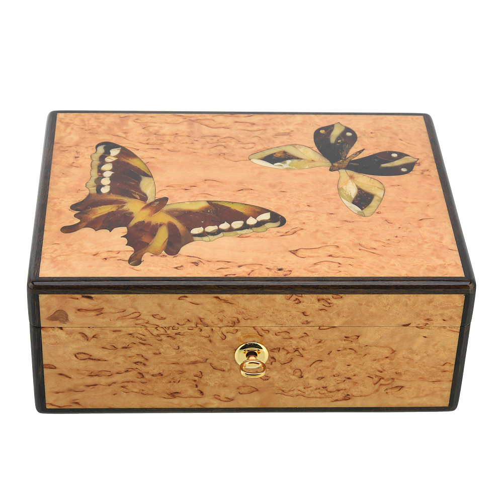 Шкатулка с янтарем «Лето» - интернет магазин Русь Велика я 