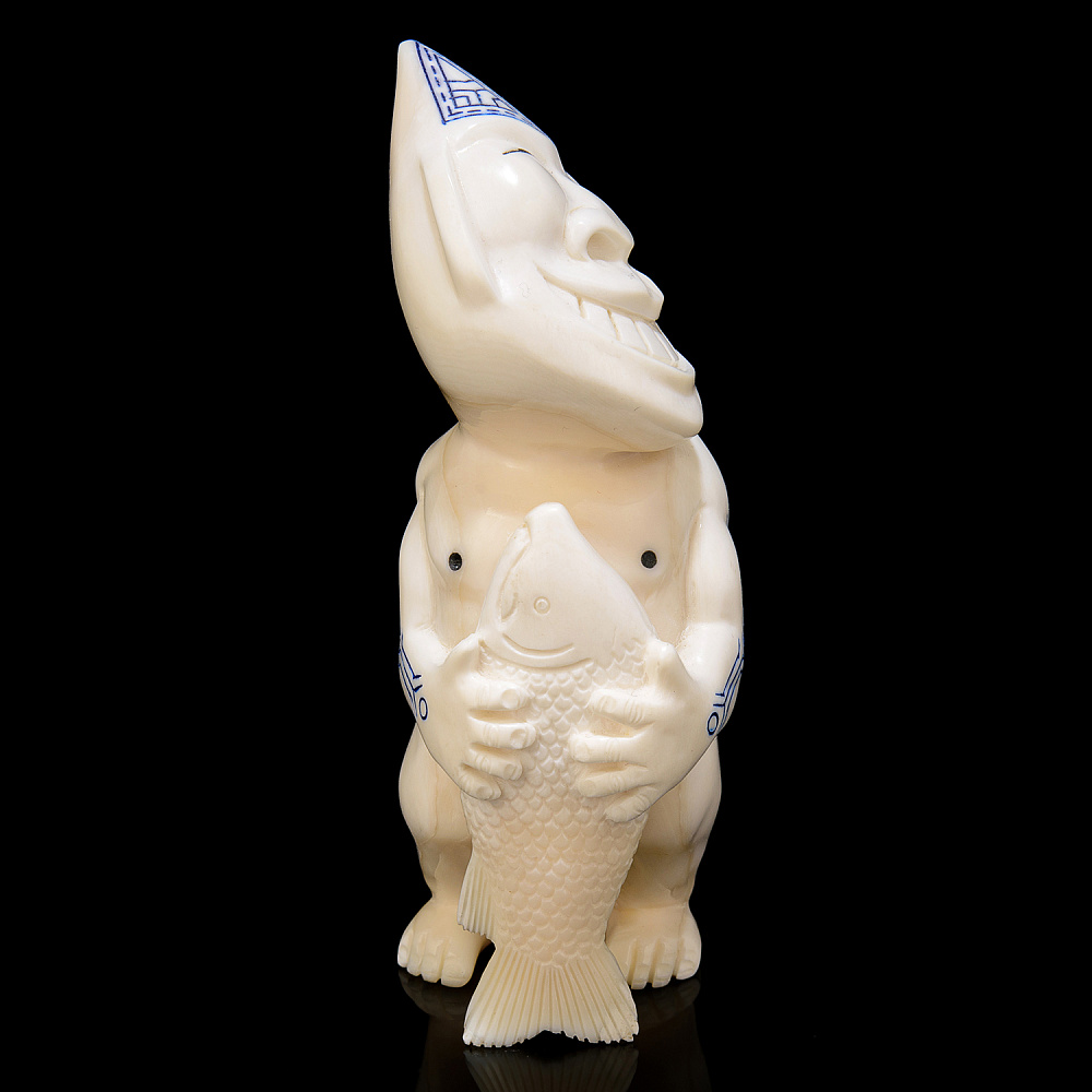 Скульптура из клыка моржа «Пеликен» - интернет магазин Русь Велика я фото 3