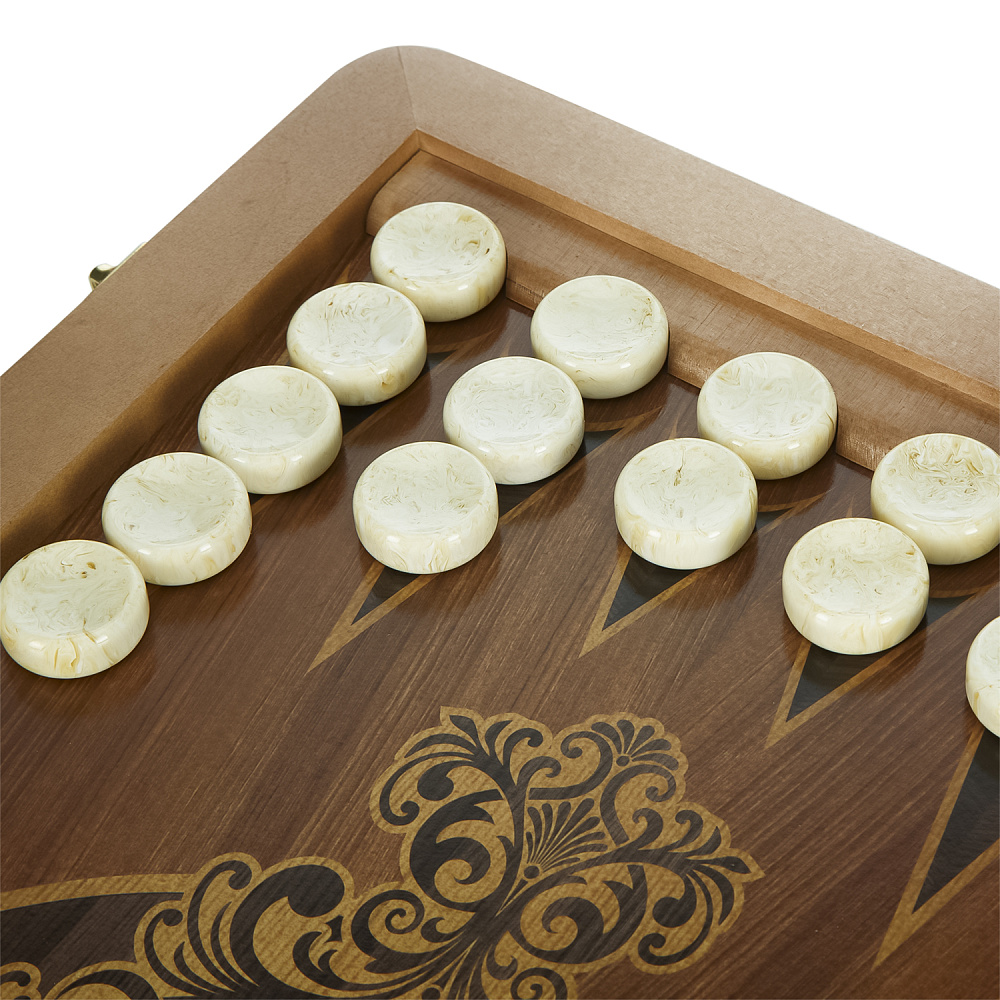 Нарды с янтарными фишками «Золотой питон» 60х30 см - интернет магазин Русь Велика я фото 6