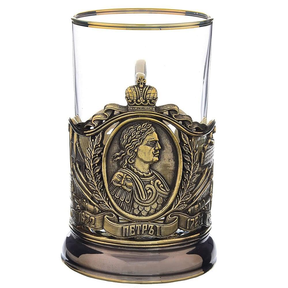 Подстаканник литой «Пётр Первый» - интернет магазин Русь Велика я 