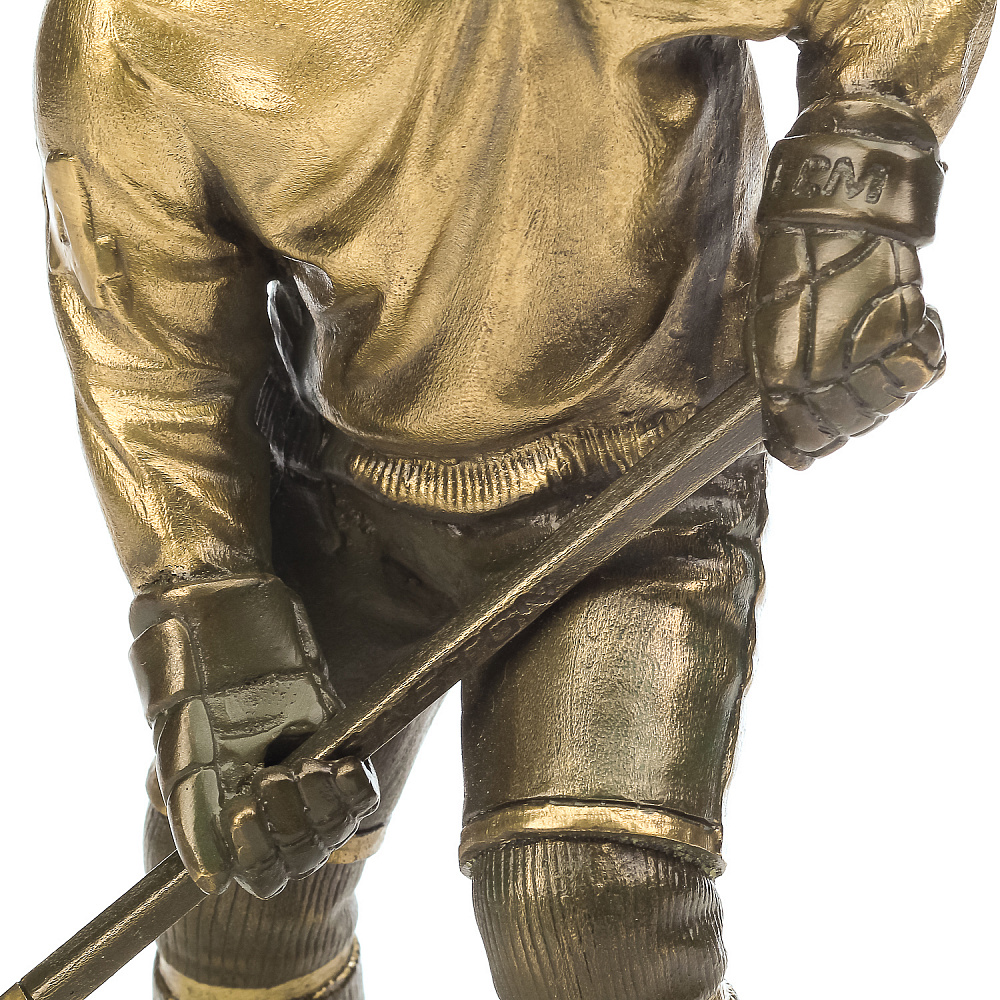 Бронзовая статуэтка «Хоккеист» - интернет магазин Русь Велика я фото 9