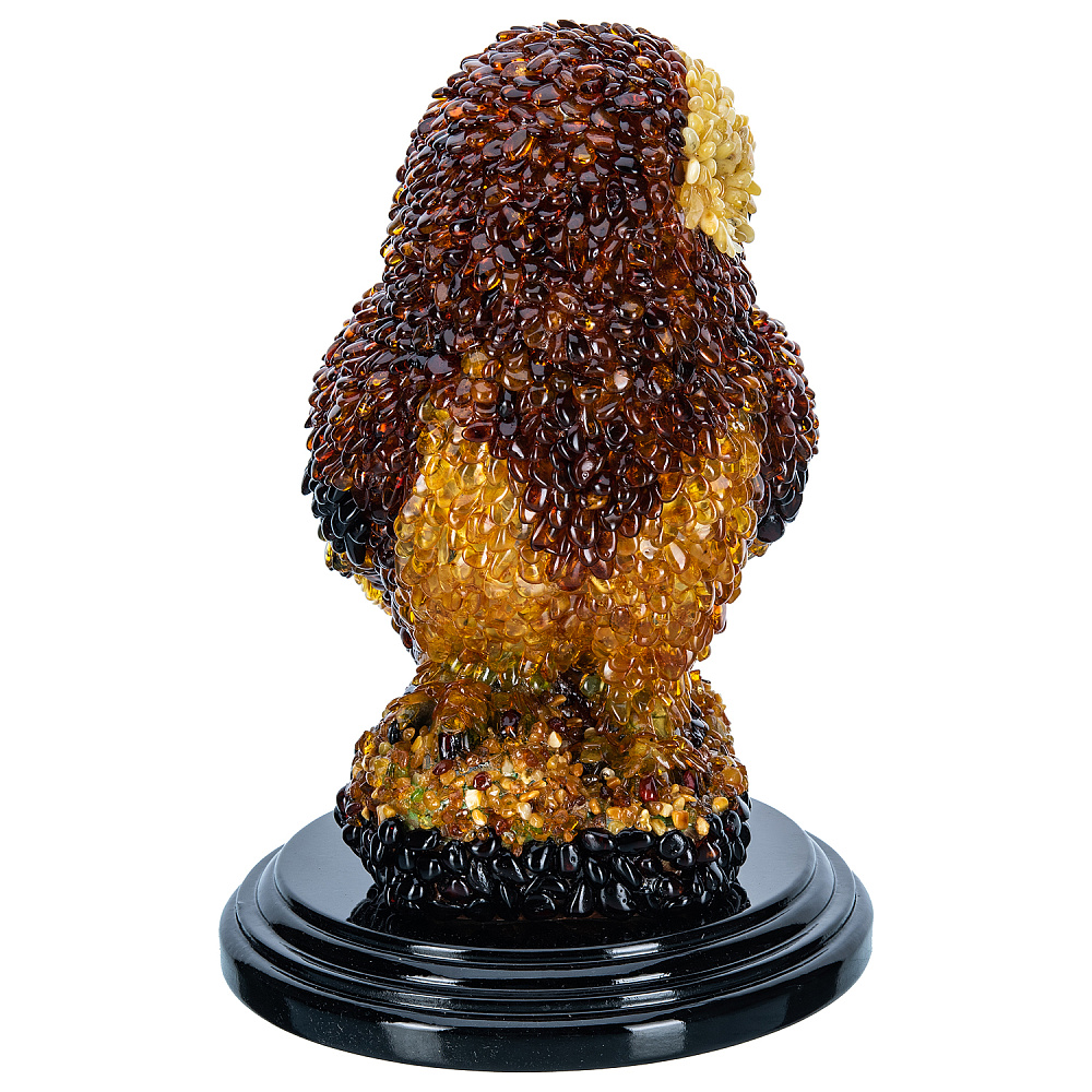 Скульптура из янтаря «Сова» - интернет магазин Русь Велика я фото 4