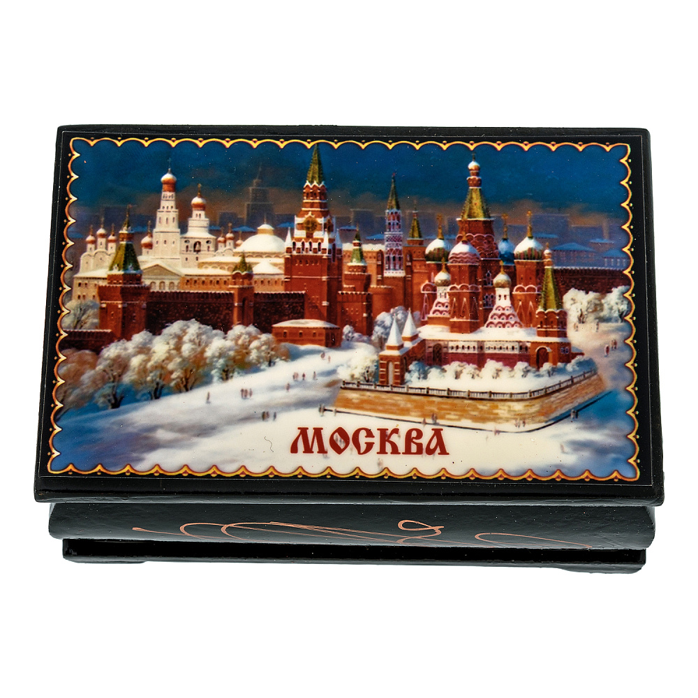 Шкатулка «Москва. Зима» - интернет магазин Русь Велика я 