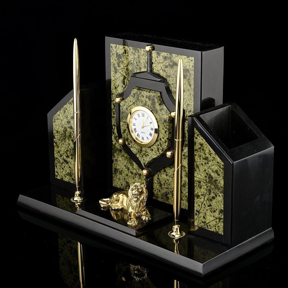 Настольный набор для руководителя «Лев». Златоуст - интернет магазин Русь Велика я фото 1