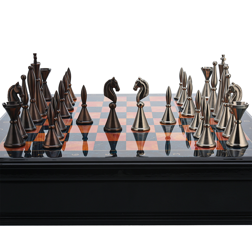 Шахматы с металлическими фигурами 45х45 см - интернет магазин Русь Велика я фото 6