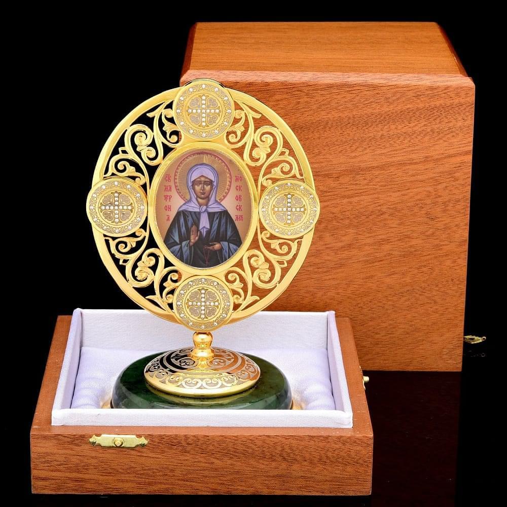 Плакета «Св. Матрона Московская». Златоуст - интернет магазин Русь Велика я фото 1