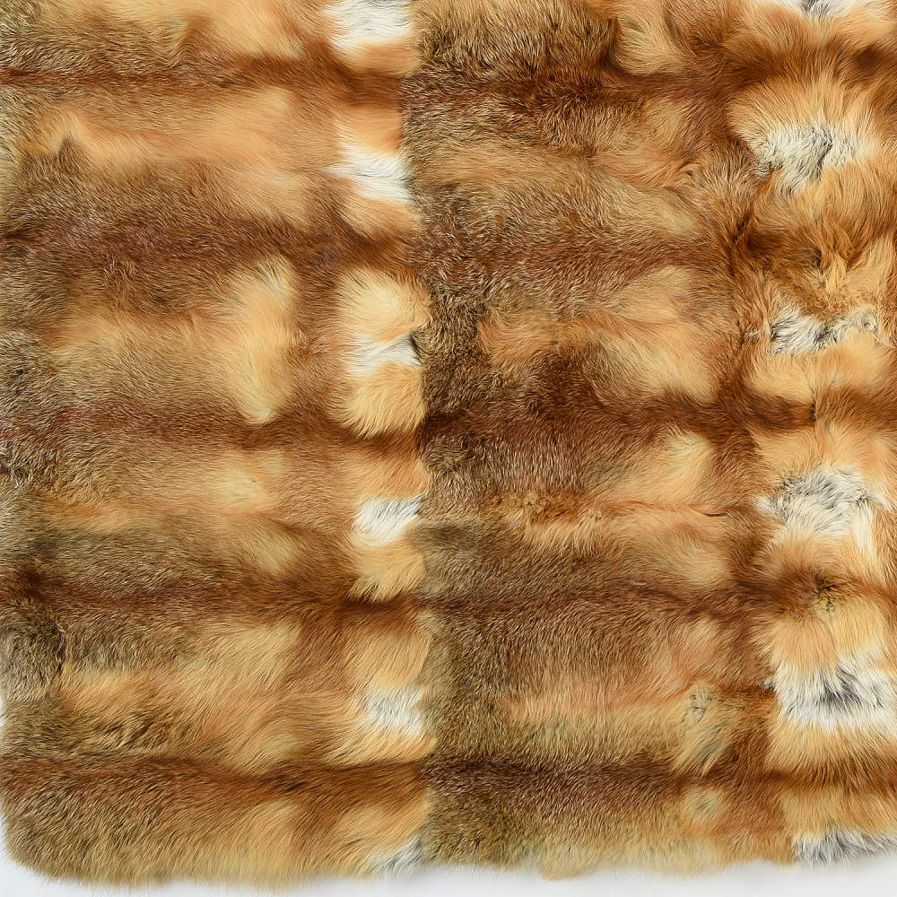 Меховое покрывало из лисиц с хвостами - интернет магазин Русь Велика я фото 2