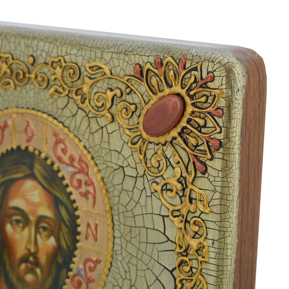 Венчальная пара икон «Божья Матерь Владимирская и Вседержитель» 15х20 см - интернет магазин Русь Велика я фото 9