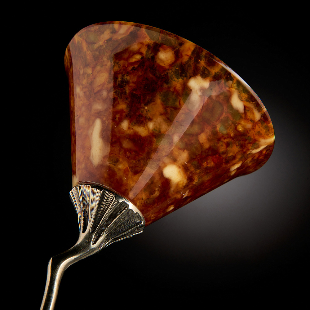 Бокал янтарный для мартини «Лето» - интернет магазин Русь Велика я фото 1