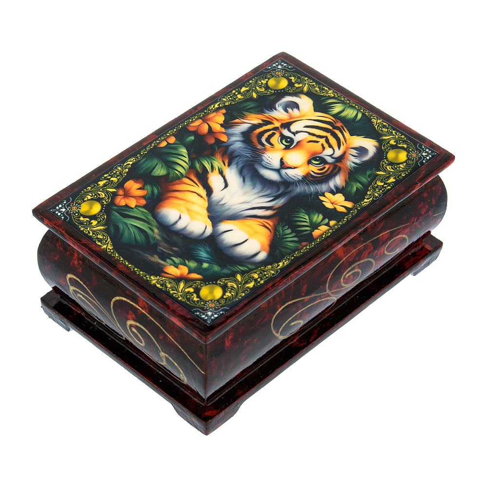 Шкатулка «Тигренок» - интернет магазин Русь Велика я фото 1