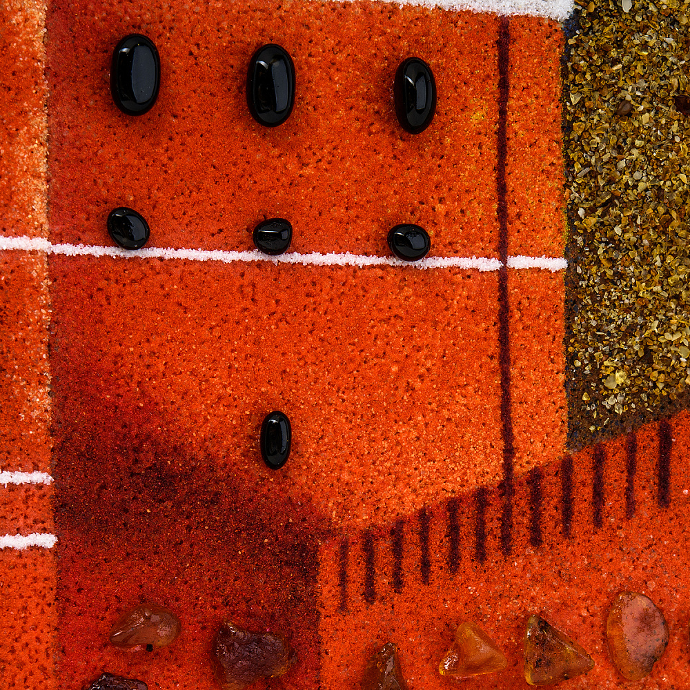 Картина янтарная «Спасская башня ночью» 30х40 см - интернет магазин Русь Велика я фото 5