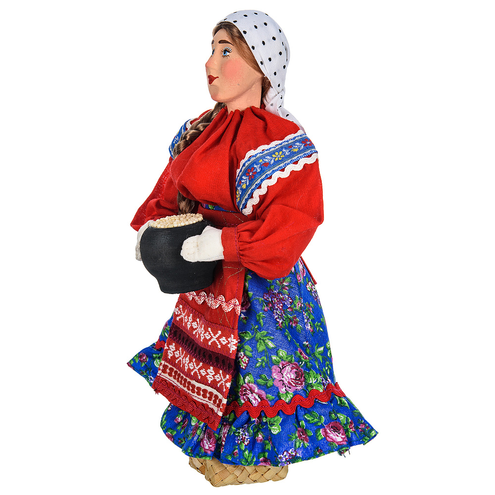 Коллекционная кукла ручной работы «Марья с чугунком» - интернет магазин Русь Велика я фото 2