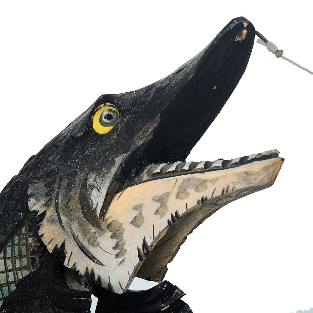 Резьба по дереву. Скульптура «Рыбак» - интернет магазин Русь Велика я фото 2