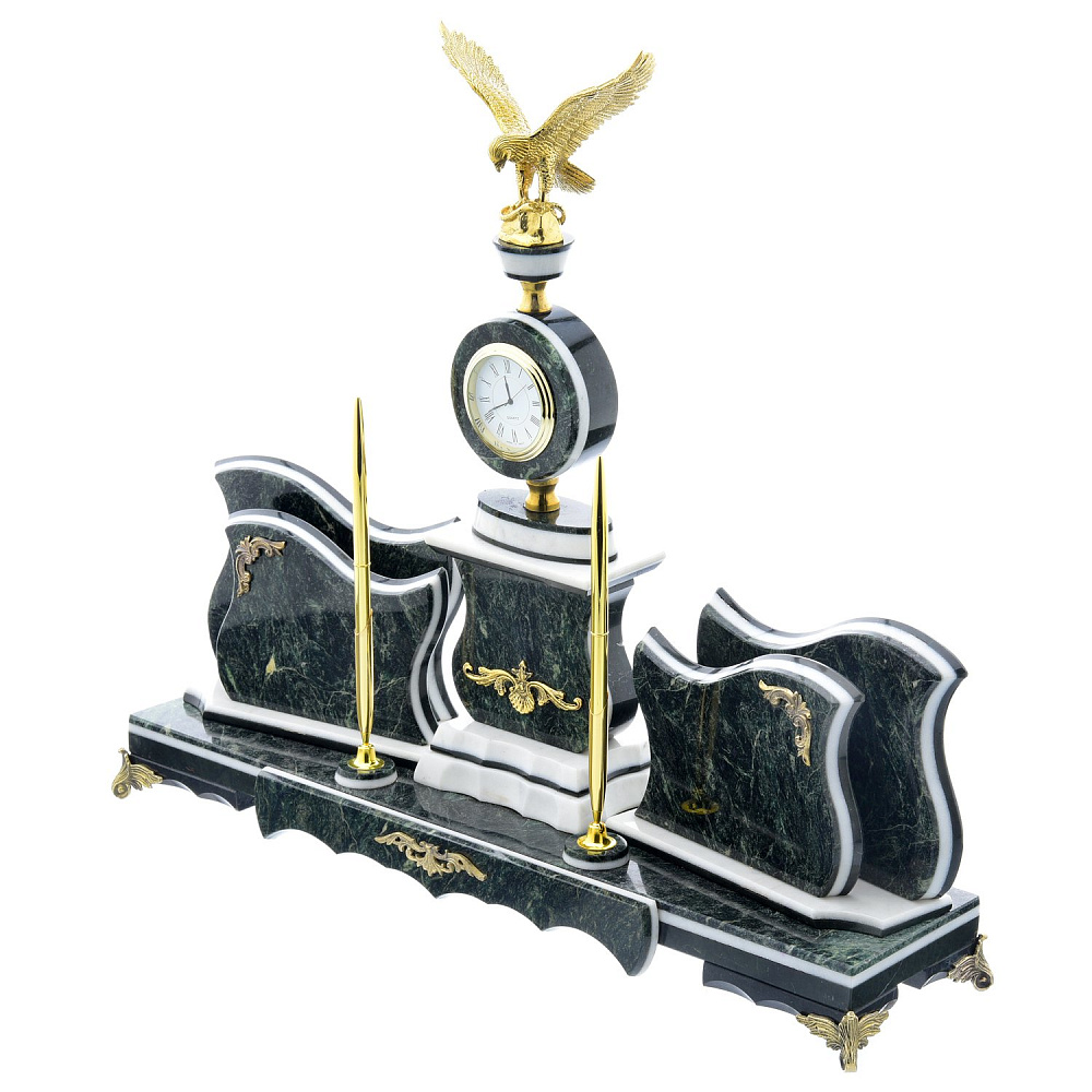 Настольный письменный набор из камня «Орел» - интернет магазин Русь Велика я фото 1