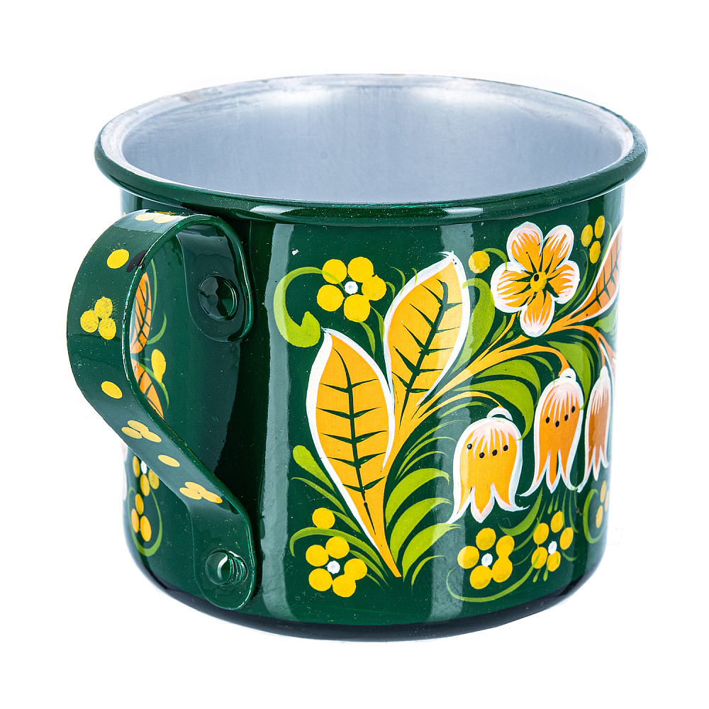 Кружка 400 мл «Ландыш». Хохлома - интернет магазин Русь Велика я фото 2